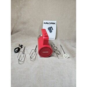 Kalorik 5 Speed CORDLESS Rechargeable Hand Mixer- Complete